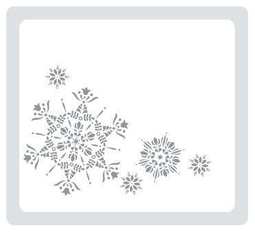 Northern Flurry Embossing Folder for the Big Shot 